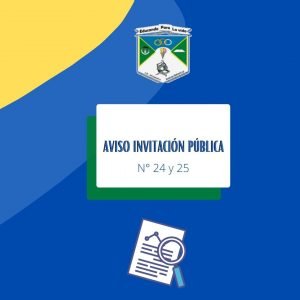 Invitación Pública 24 y 25